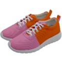 Mod Pink And Orange Squares Mens Athletic Shoes View2