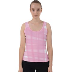 Pink Ribbon Velvet Tank Top by snowwhitegirl