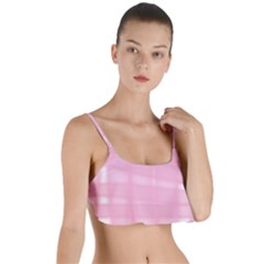 Pink Ribbon Layered Top Bikini Top 