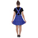 Daisy Royal Blue Velvet Suspender Skater Skirt View2