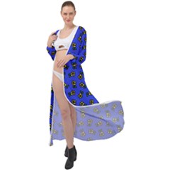 Daisy Royal Blue Maxi Chiffon Beach Wrap