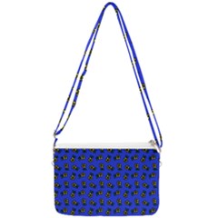 Daisy Royal Blue Double Gusset Crossbody Bag