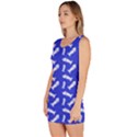 Fish Royal Blue Bodycon Dress View2