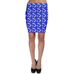 Fish Royal Blue Bodycon Skirt by snowwhitegirl