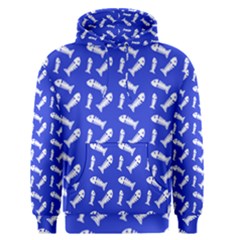 Fish Royal Blue Men s Pullover Hoodie by snowwhitegirl