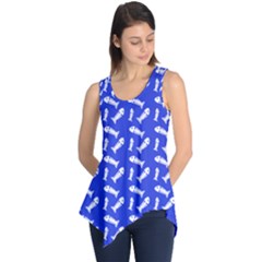 Fish Royal Blue Sleeveless Tunic by snowwhitegirl