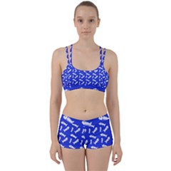 Fish Royal Blue Perfect Fit Gym Set by snowwhitegirl