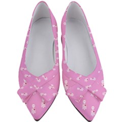 Skeleton Pink Women s Bow Heels