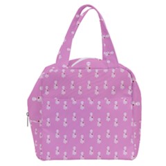 Skeleton Pink Boxy Hand Bag