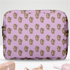 Angel Cherub Pink Make Up Pouch (large) by snowwhitegirl