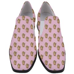 Angel Cherub Pink Women Slip On Heel Loafers by snowwhitegirl