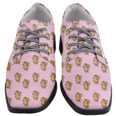 Angel Cherub Pink Women Heeled Oxford Shoes by snowwhitegirl