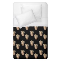 Angel Cherub Black Duvet Cover (single Size) by snowwhitegirl