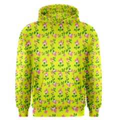 Carnation Pattern Yellow Men s Pullover Hoodie by snowwhitegirl