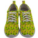 Carnation Pattern Yellow Mens Athletic Shoes View1