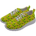 Carnation Pattern Yellow Mens Athletic Shoes View2