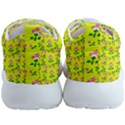 Carnation Pattern Yellow Mens Athletic Shoes View4