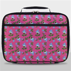 Carnation Pattern Pink Full Print Lunch Bag by snowwhitegirl