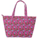 Carnation Pattern Pink Back Pocket Shoulder Bag  View2