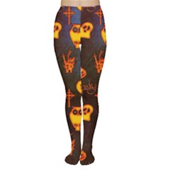 Funny Halloween Design Tights by FantasyWorld7