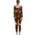 Funny Halloween Design Long Sleeve Catsuit View2