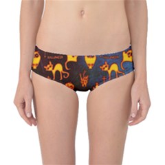 Funny Halloween Design Classic Bikini Bottoms by FantasyWorld7