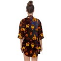 Funny Halloween Design Open Front Chiffon Kimono View2