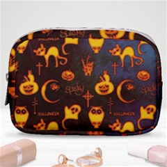 Funny Halloween Design Make Up Pouch (small) by FantasyWorld7