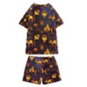 Funny Halloween Design Kids  Swim Tee and Shorts Set View2