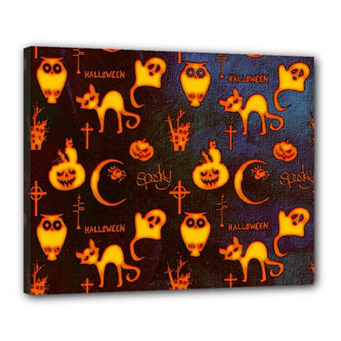 Funny Halloween Design Canvas 20  X 16  (stretched) by FantasyWorld7