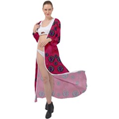 The Dark Moon Fell In Love With The Blood Moon Decorative Maxi Chiffon Beach Wrap