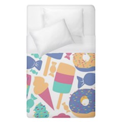 Icecream Pattern Pastel Sumer Duvet Cover (single Size) by Vaneshart