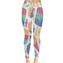 Icecream Pattern Pastel Sumer Inside Out Leggings View3