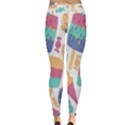 Icecream Pattern Pastel Sumer Inside Out Leggings View4