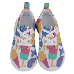 Icecream Pattern Pastel Sumer Running Shoes by Vaneshart