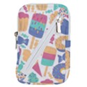 Icecream Pattern Pastel Sumer Belt Pouch Bag (Large) View1