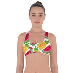 Watermelon Pattern Se Fruit Summer Got No Strings Sports Bra by Vaneshart