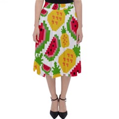 Watermelon Pattern Se Fruit Summer Classic Midi Skirt by Vaneshart