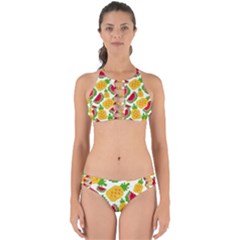 Watermelon Pattern Se Fruit Summer Perfectly Cut Out Bikini Set by Vaneshart