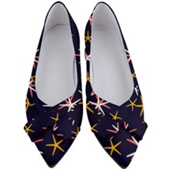 Sea Stars Pattern Sea Texture Women s Bow Heels