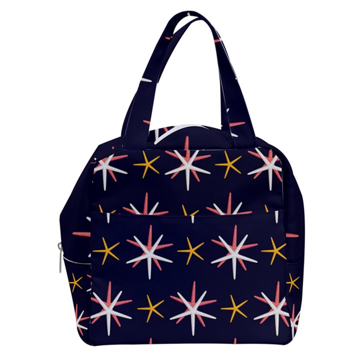 Sea Stars Pattern Sea Texture Boxy Hand Bag