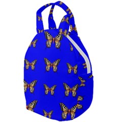 Butterfly Pattern Blue Insects Travel Backpacks by Vaneshart