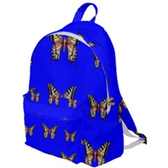 Butterfly Pattern Blue Insects The Plain Backpack