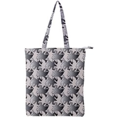 Seamless Tessellation Background Double Zip Up Tote Bag by Vaneshart