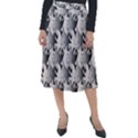 Seamless Tessellation Background Classic Velour Midi Skirt  View1