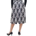 Seamless Tessellation Background Classic Velour Midi Skirt  View2