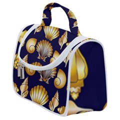 Snails See Shells Golden Satchel Handbag by Vaneshart