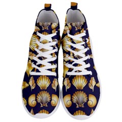 Snails See Shells Golden Men s Lightweight High Top Sneakers by Vaneshart