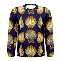 Snails See Shells Golden Men s Long Sleeve Tee