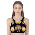 Snails See Shells Golden Tank Bikini Top View1